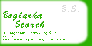 boglarka storch business card